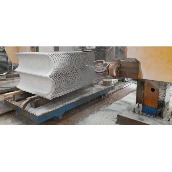 Close-up of diamond wire cutting mechanism