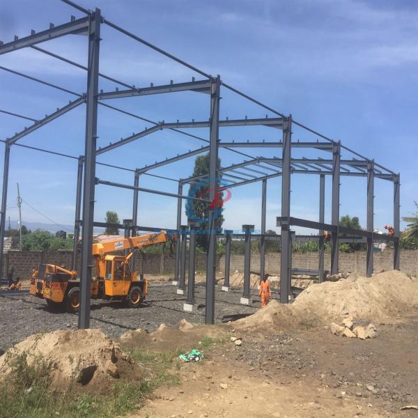 Strong PEB Steel Structure Commercial Building For Heavy Loads / Harsh
