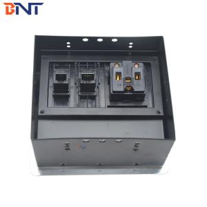 available customized power outlet with modular design used in training room