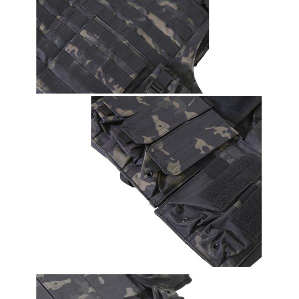 Polyester Fabric Gear Adjustable Multi-function Vest for Training and Body Protection
