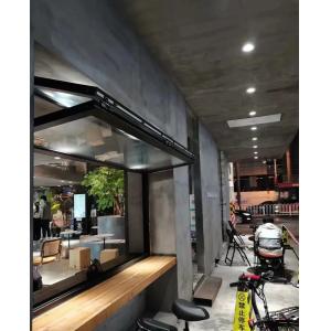 Flowing Water Folding Window Perspective Framing Gentle Currents and Wildlife