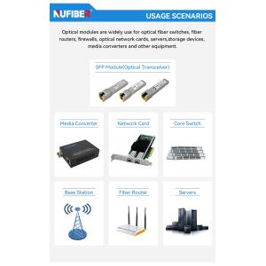 10km 1310nm 10G SFP+ Transceiver , LC DDM Optical Transceiver Module