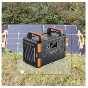 Rechargeable Backup Power Lifepo4 Battery Solar Generator 1200w Portable Power