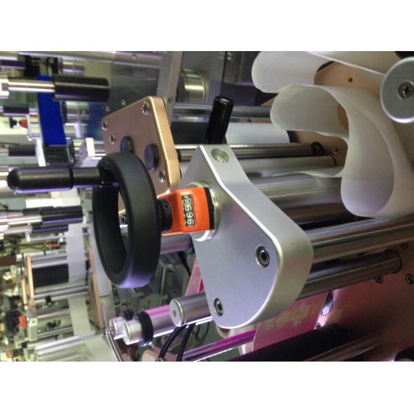 Round Bottle Label Applicator Electrical Cabinet Sticker Labeling Machine
