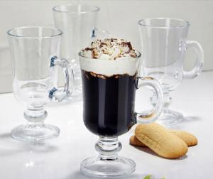 China Coffee Ice Cream Sundae Glasses Mug , Cappuccion Juice Glass Ice Cream Bowls on sale