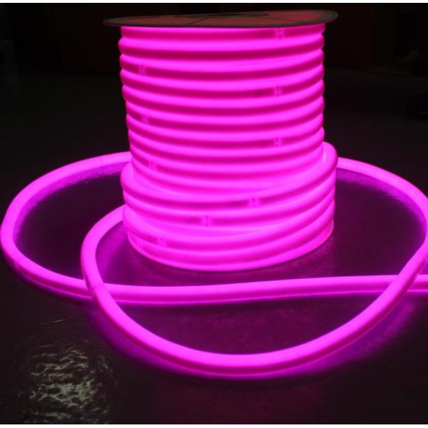 120v purple led neon flexible tube smd2835 120leds/m led neon flex round light