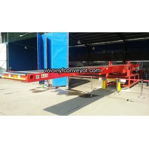 40ft Container Loading Unloading Telescopic Belt Conveyor with Hydraulic Lift