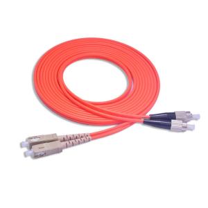 LC SC FC ST APC UPC Fiber Optic Patch Cord Single Mode Ceramic Ferrule Matetial