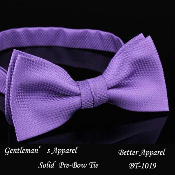 2014 Fashion Men's Polyester solid Bow Tie