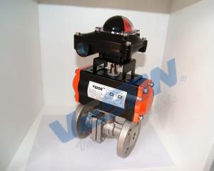Wholesale Water Media Pneumatic On Off Valve Pneumatic Control Valve With Limit Switch from china suppliers