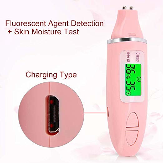 Quality Rechargeable Smart Digital Skin Analyzer Moisture Tester 1% Display Resolution for sale
