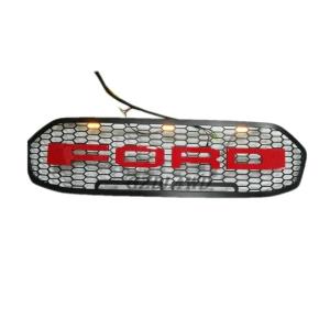 Red / Matt Black Everest Front Grill 2015 Onwards With Automobile Standard ABS