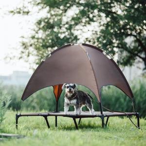 China Dog March Bed Outdoor Sunshade Pet Tent Elevated Bed With Roof Massive Dog Bed Detachable Folding Trampoline In Summer on sale