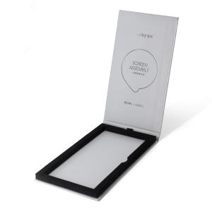Customized Retail Mobile Phone Screen Protector Film Paper Packaging Boxes For