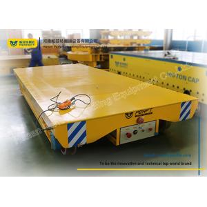 Explosion Proof Metallurgy Rail Guided Vehicle Trailer Adjustable Speed