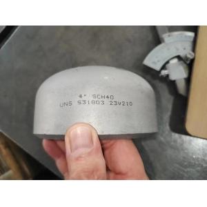 Super Duplex Pipe Fittings Cap BW ASME B16.9 SMLS 4" SCH40S Pipe Fittings