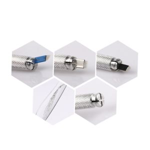 15cm Transparent Plastic Microblading Tattoo Pen for Easy Operation Permanent