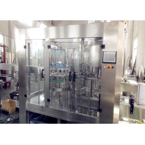 PCL Control Beer / Carbonated Beverage Filling Machine Silvery White Color