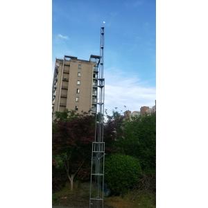 Hand Winch 30M Lattice Tower 11 Sectional Heavy Duty Mast
