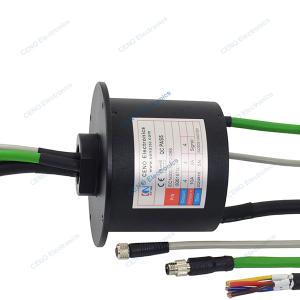 Ethernet Signal Slip Ring with Electric Power for Industry Robotic Arm
