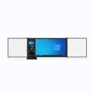 China 75inch Lockable Recoardable Interconnected Blackboard Recordable Portable Smart Whiteboard Interactive Flat Panel Display All In One on sale