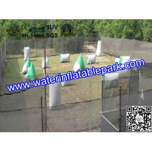 Wholesale Custom Logo Inflatable Paintball Bunker Waterproof 0.6mm PVC Tarpaulin from china suppliers