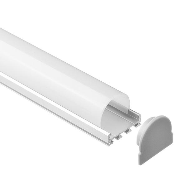 Suspended Surface Mounted LED Profile 26*24mm Architectural Aluminium Light