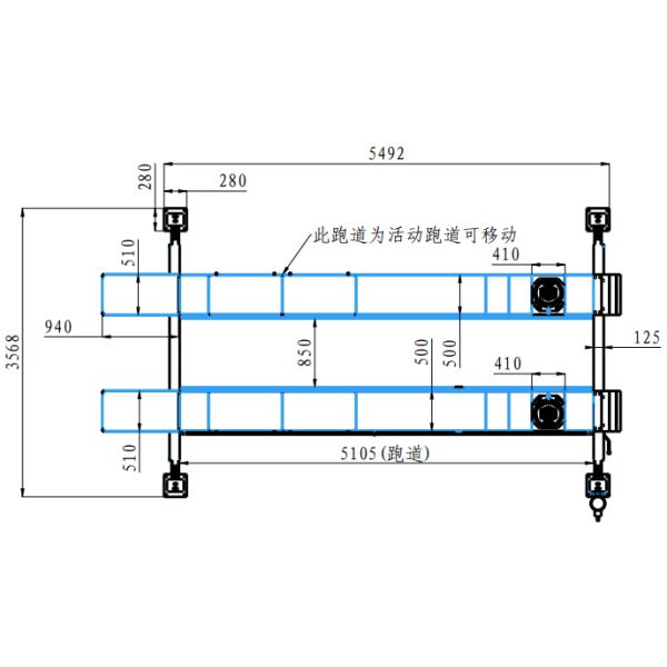 12000lbs 4 Post Car Alignment Lift Manual Lock Release Lifted Vehicle Alignment