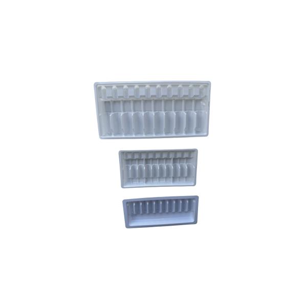 Blister Tray Packaging For Water Injection 1ml 2ml 5ml 10ml PET Ampoule Tray Customization
