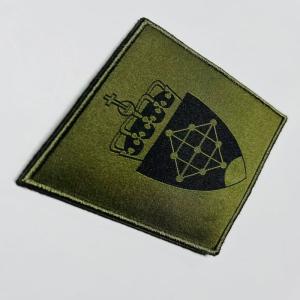 Glossy or Matte Finish Garment Patches Rectangular Customized Logo Durable