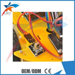 High Performance Arduino Car Robot Electric Car Chassis , Intelligent Diy Model