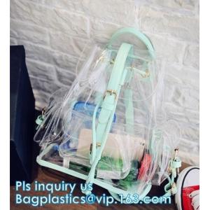 backpack wholesale with padded straps, Promotional Transparent PVC School