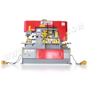 China HARSLE Q35Y-20 Multi-functional iron work machine integrated bending punching notching shearing cutting machine on sale China HARSLE Q35Y-20 Multi-functional iron work machine integrated bending punching notching shearing cutting machine on sale