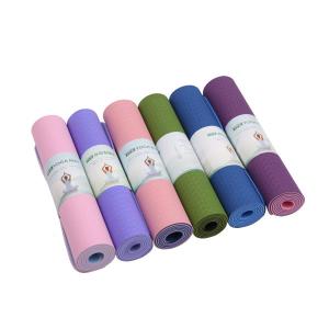 183x61cm Double Layer Yoga Mat , 15mm Tpe Material Yoga Mat