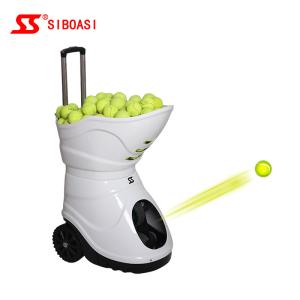 China Electronic Tennis Ball Feeding Machine With Internal Lithium Battery For Training on sale