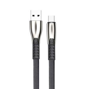 Fast Charge Data Cable USB 2.0 Type C Cable Zinc Alloy And Denim Body USB C