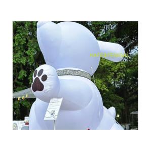 Custom Giant Inflatable Cartoon Dog Balloons For Lawn Events Marketing