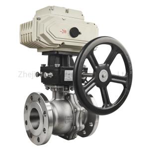 Industrial Usage Pneumatic/Electric Ball Valve with High Temperature Resistance