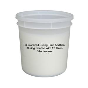 Customized Curing Time Addition Curing Silicone With 1:1 Ratio Effectiveness