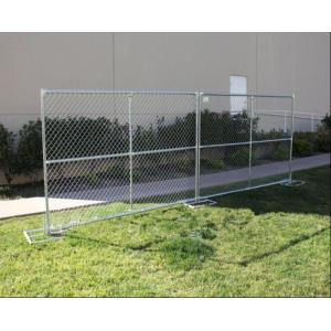 6ftx10ft temporary construction security fence panels mesh spacing 2¼"x2¼"