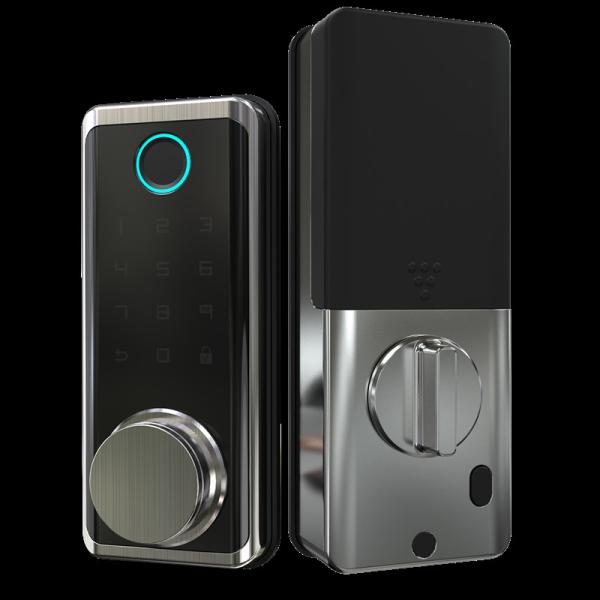 Quality Key Free Touchscreen RFID Deadbolt Door Lock Latch With Controller Of Gateway for sale