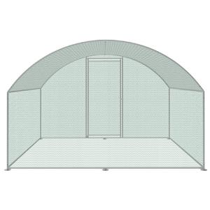 1.4Mx3M XS Size Metal Chicken Coop Run Walk In Chicken Cage For Poultry Rabbit