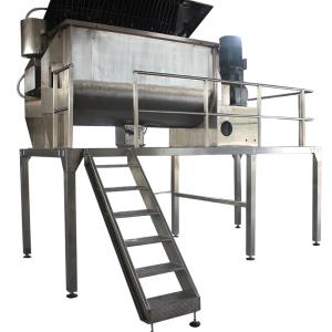 Wholesale Flavor Plastic Pellet Ribbon Mixer Machine Short Uniform Time With Mixing Tank from china suppliers