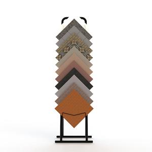 Foldable 12 30x30cm Ceramic Sample Board Display Racks