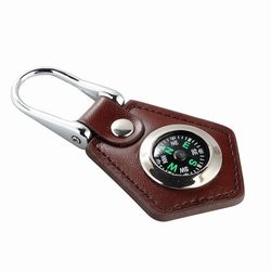 Personalized Leather Key Chain Brass Custom Soft Enamel Nickel Plated