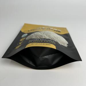 Custom Printed Resealable Stand Up Zipper Bag Mylar Foil Smell Proof Laminated