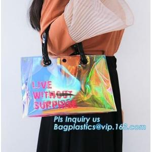 custom pvc handle bag,pvc gift bag, packaging packing handle bag with button