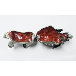 colourful elephant jewelry box elephant trinket elephant figure