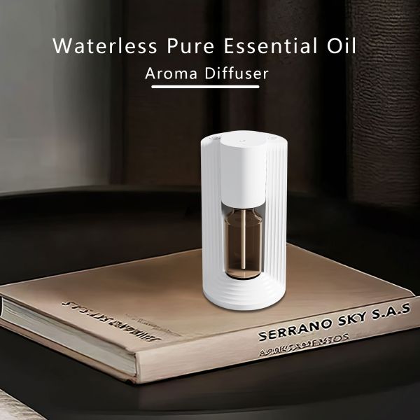 PP POM Portable Aromatherapy Diffuser 10-30m2 Coverage With Two Fluid Atomization