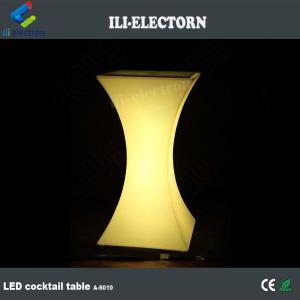 Square LED Light Cocktail Table Illuminated Waterproof For Wedding